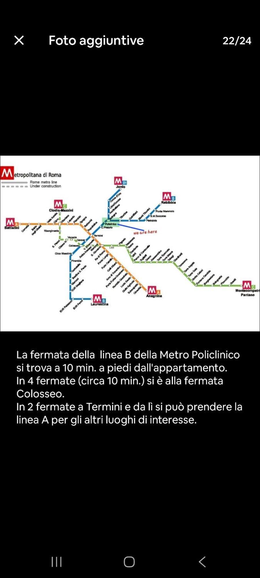 Panoramica Policlinico Tiburtina Con Bagno Privato Interno *